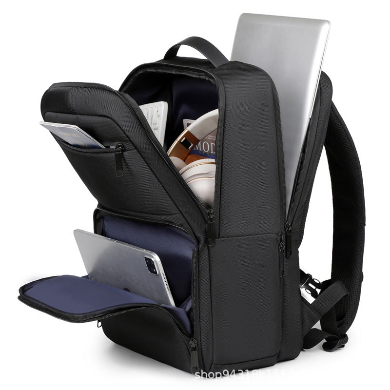 Men's Large Capacity Business Commute Interface Male Backpacks