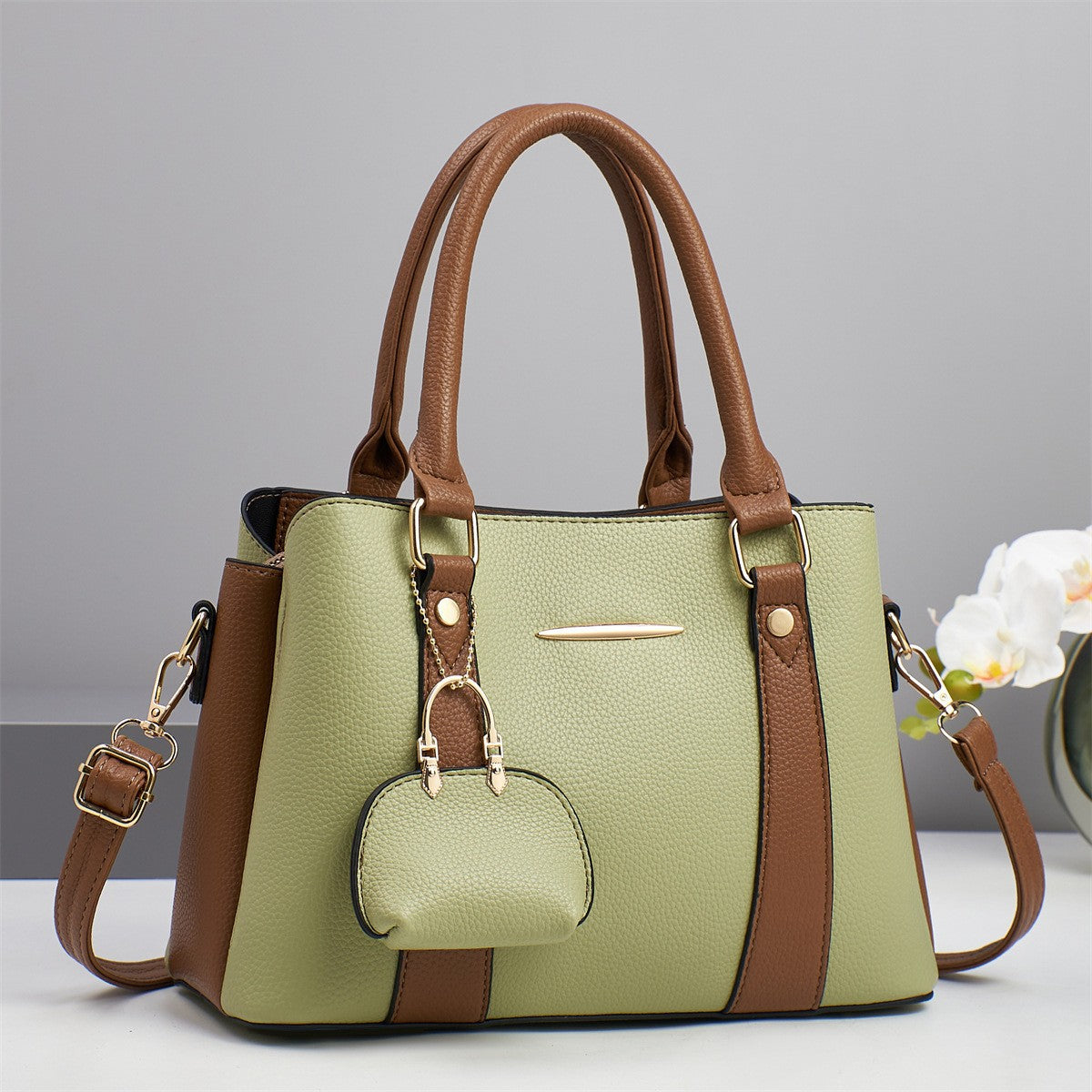 Women's Mother Fashion Soft Leather Large Capacity Women's Handbag