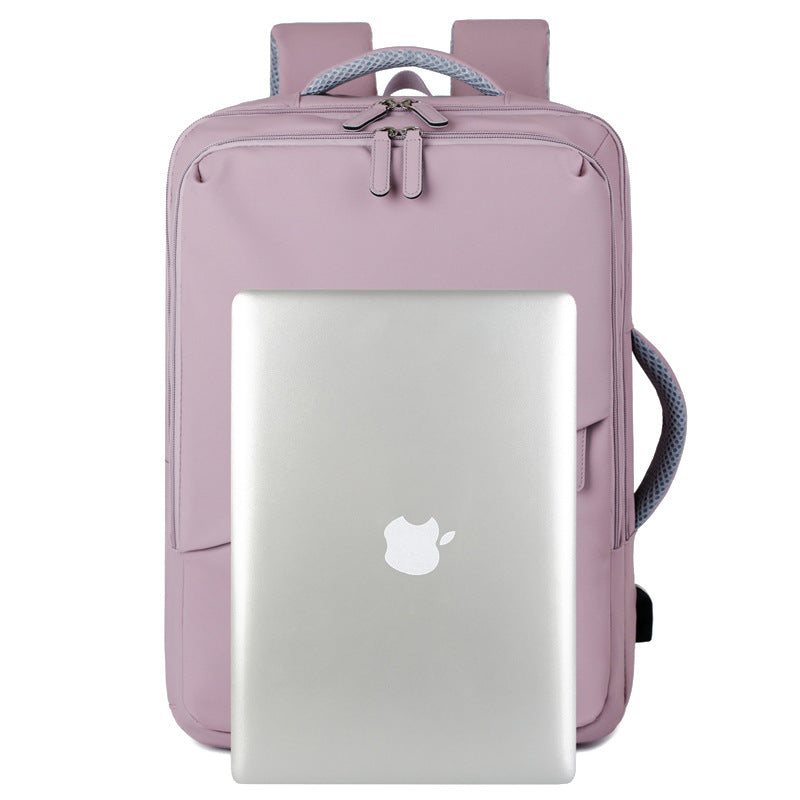 Computer Large Capacity Charging Port Short Business Backpack