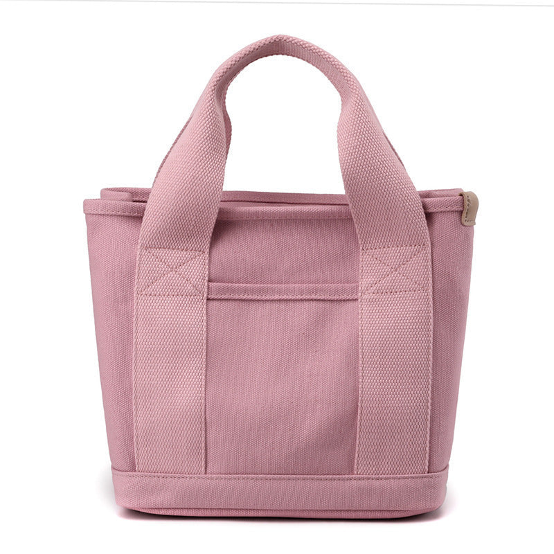 Portable Thick Niche Zipper Simple Mobile Bags