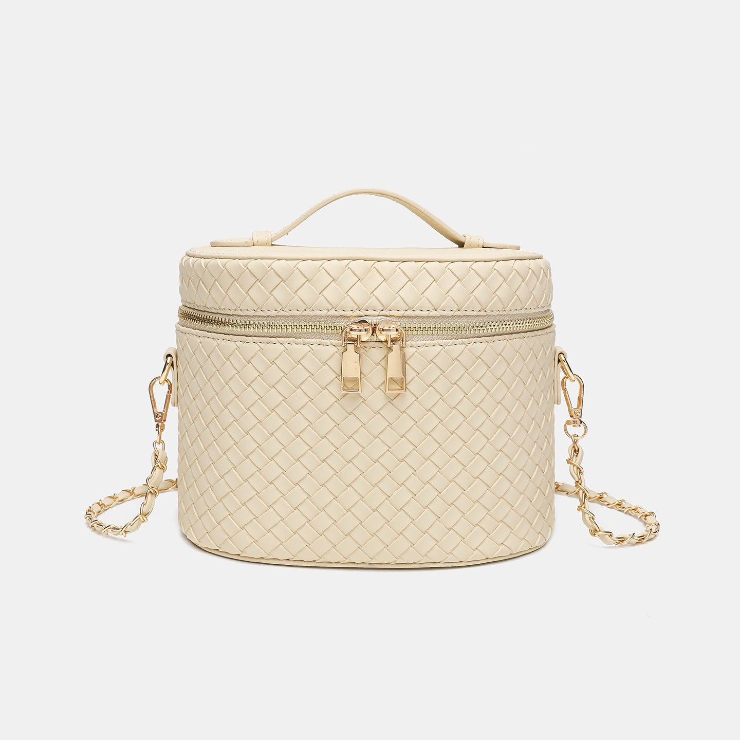 Woven Box Layered Large Capacity Out Cosmetics Bags