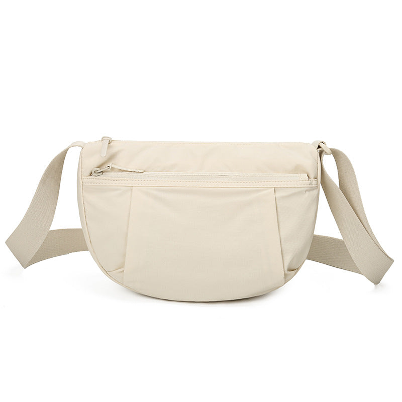 Women's Simple Nylon Cloth Light Luxury Minority Korean Dumplings Large Women's Shoulder Bag