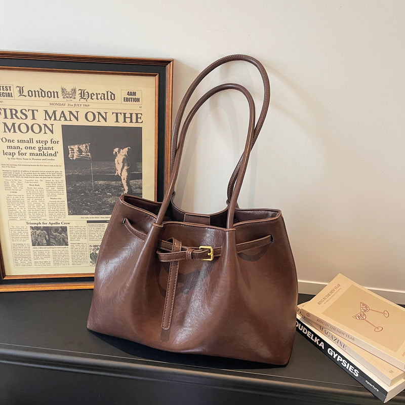 Women's Large Capacity Underarm Commuter Simple Fashion Tote Bag