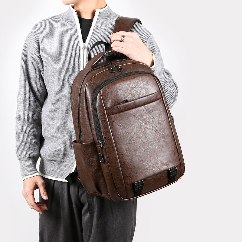 Men's High-grade Fashionable Simple Large Capacity Commuter Backpacks