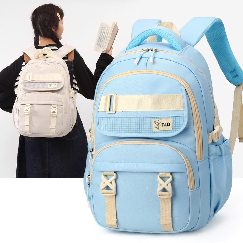 Couple Fashion Large Capacity Waterproof College Leisure Backpack