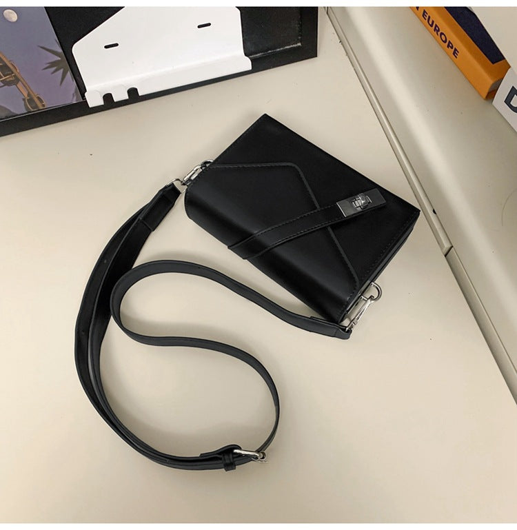 Men's Fashion Light Luxury Box Hard Shell Men's Messenger Bag