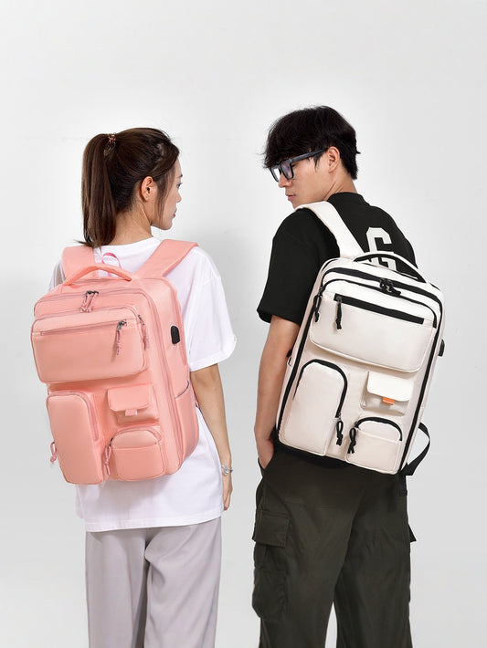 Women's & Men's Large Capacity Computer Fashion Trendy Lightweight Leisure Backpack