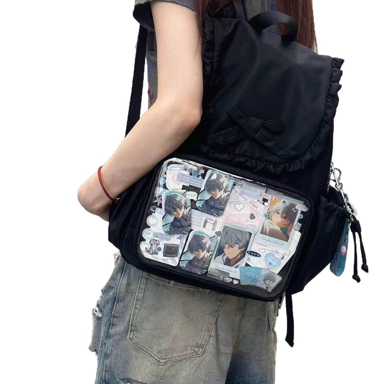 Casual Transparent Cute Large Capacity Cartoon Women's Backpack