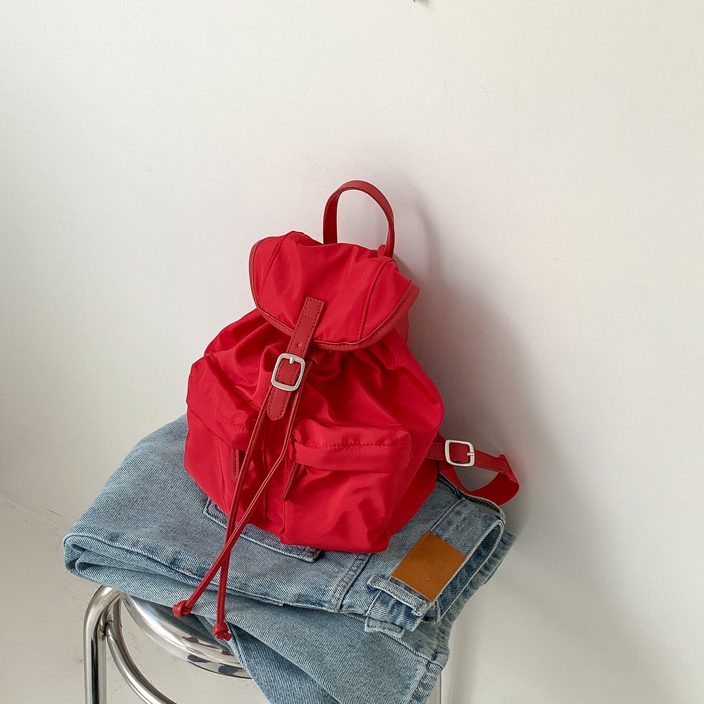 Women's Korean Style Commuter Lightweight Fashion Nylon Backpacks