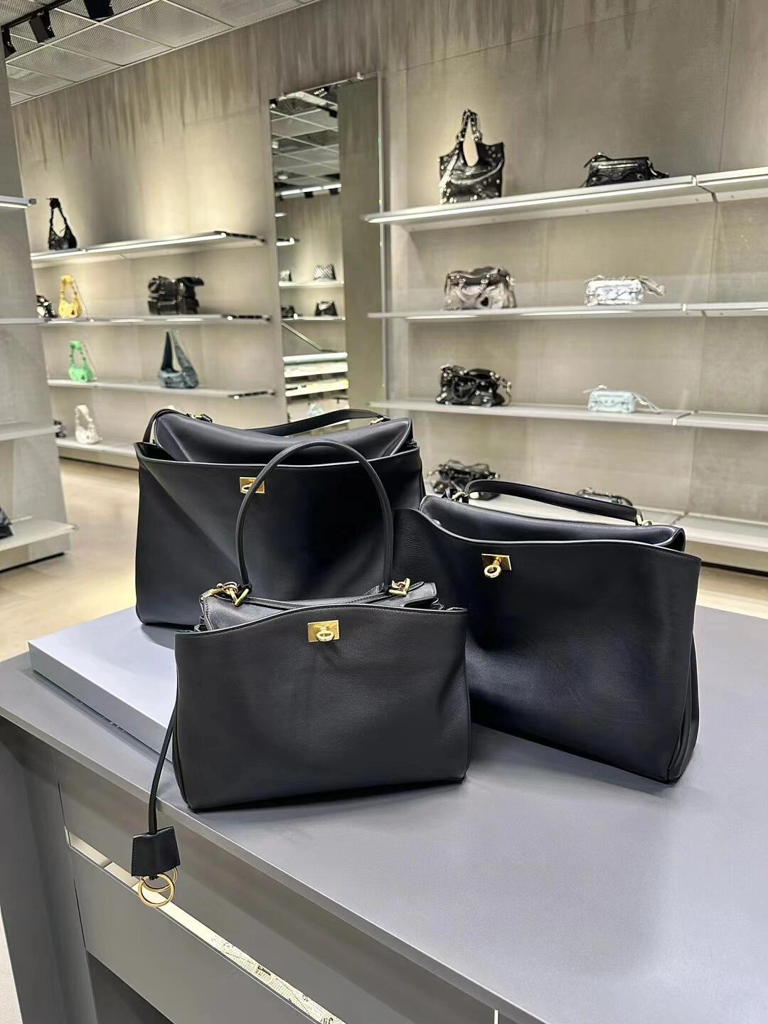 Women's Portable Catch Commuter Genuine Leather Kelly Bags