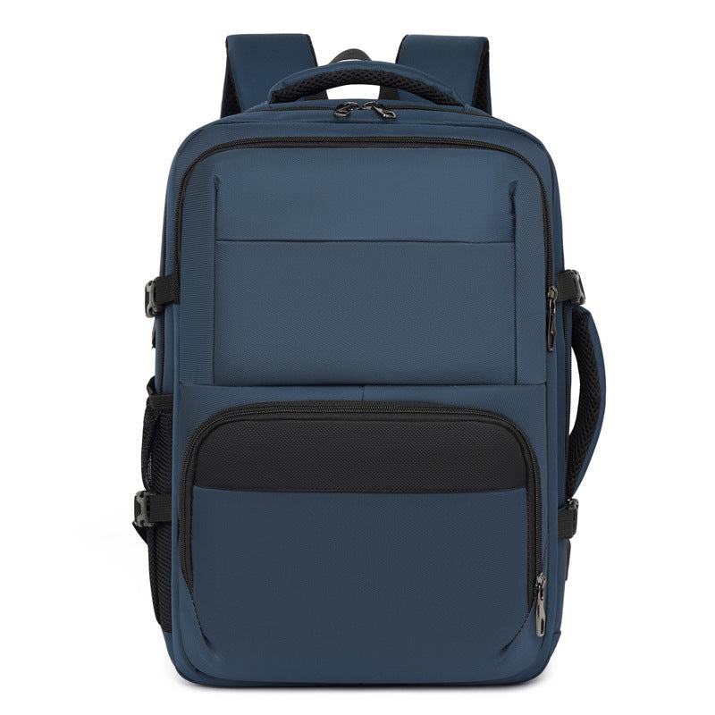 Solid Color Simple Large Capacity Computer Leisure Commute Backpacks