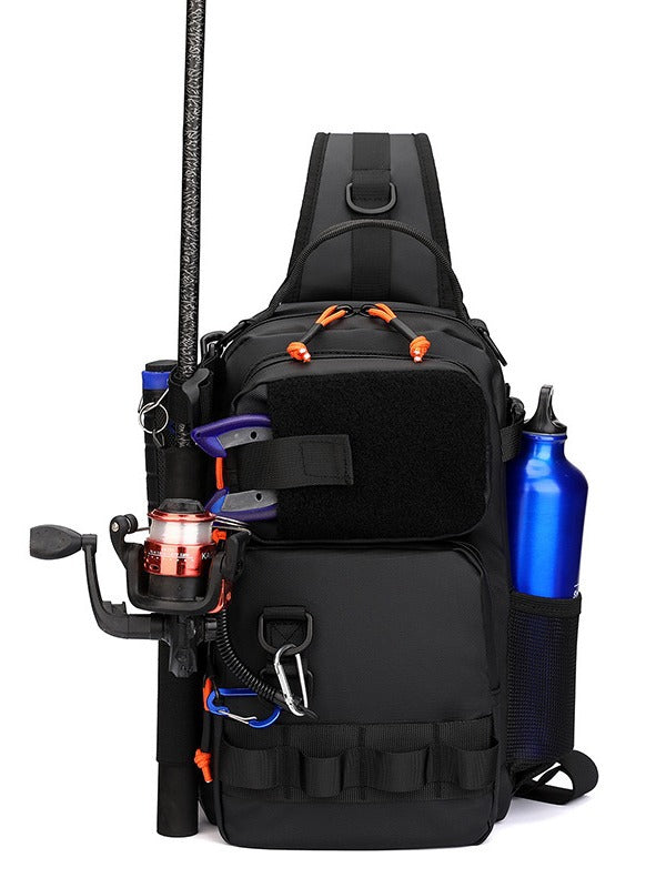 Women's & Men's Large Capacity Unisex Lure Insertion Pole Portable Fishing Sports Backpack