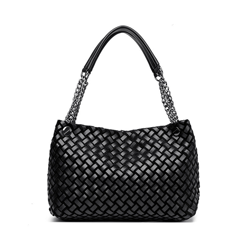 Women's Vintage Weave Leisure Underarm Basket Women's Shoulder Bag