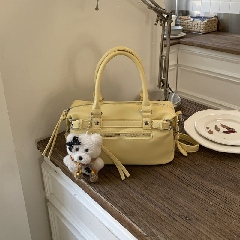 Women's Fashion Haulage Motor Style Portable Super Popular Niche Women's Handbag