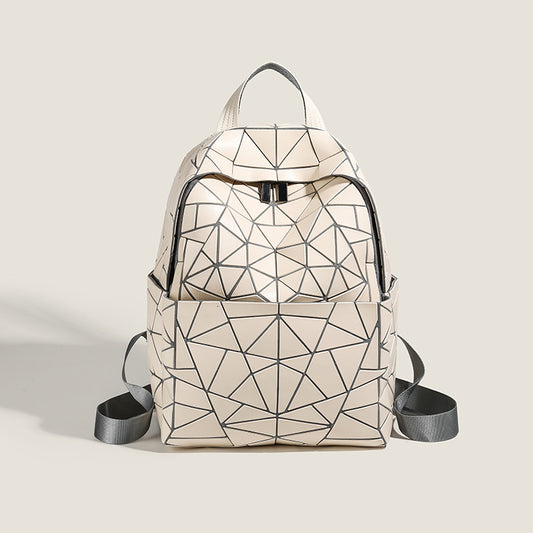Summer Geometric Rhombus Female Fashion Leisure Women's Backpack