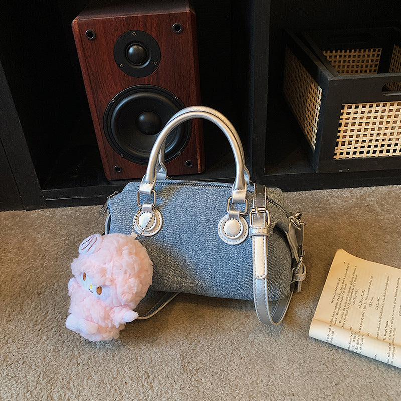 Women's Summer Pillow Denim Fashion Portable Western Style Women's Handbag
