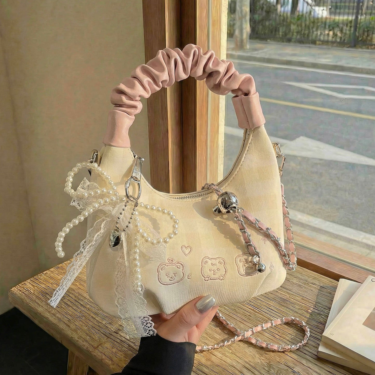 Women's Korean Style Niche Pleated Fashion High-grade Underarm Bag