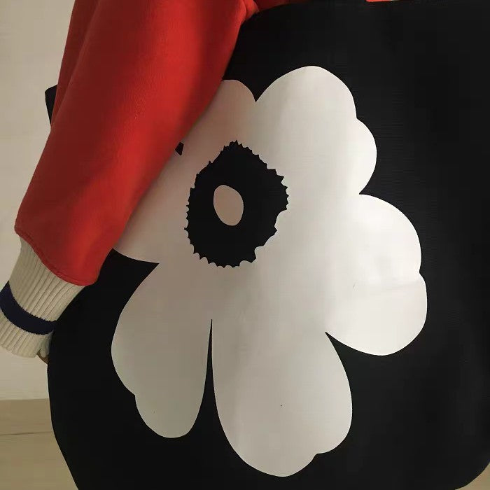 Nordic Style Sunflower Limited Canvas Printed Women's Shoulder Bag