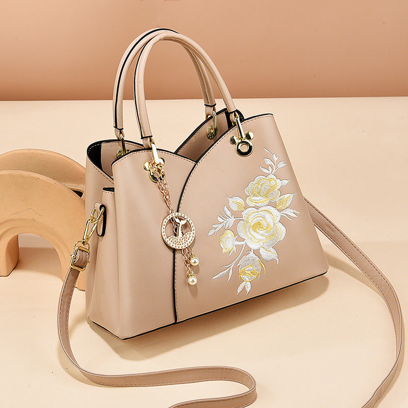 Women's Chinese Style Commuter Large Capacity Embroidered Women's Shoulder Bag