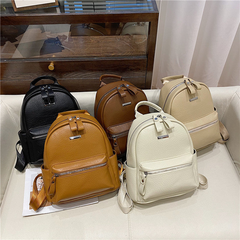 Women's Simple Korean Style High Texture Western Large Handbags