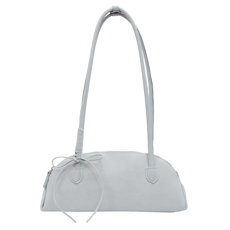 Women's Summer Solid Color Shell Fashion Trend Textured Underarm Bag