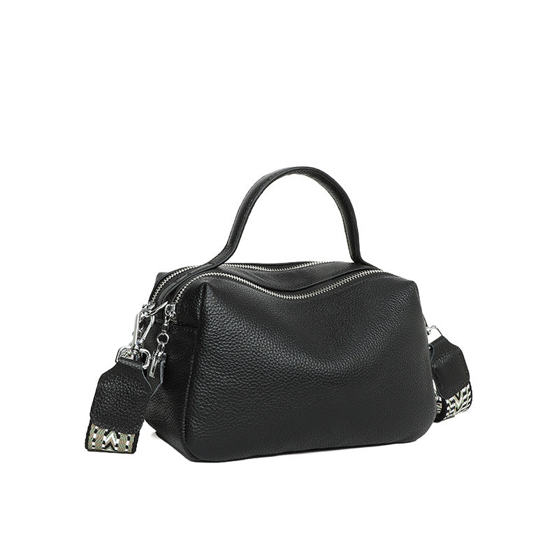 Women's Cowhide Leather Summer Simple High Sense Women's Shoulder Bag