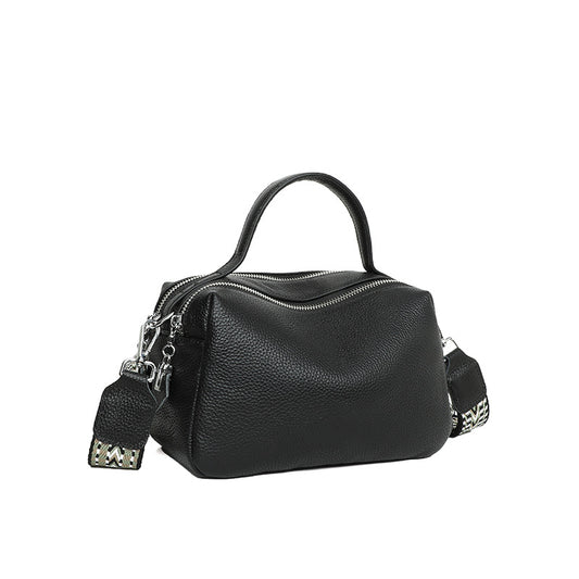Women's Cowhide Leather Summer Simple High Sense Women's Shoulder Bag