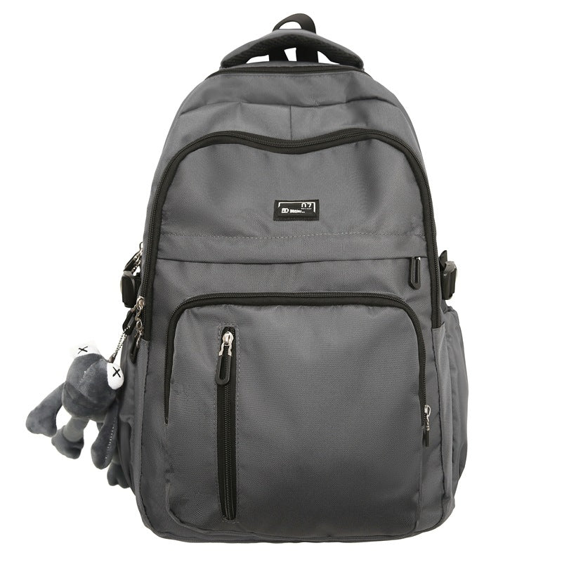 Women's & Men's Versatile Large Capacity Nylon Fashion Early Leisure Backpack