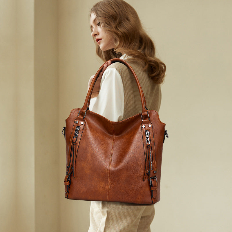 Creative Versatile Women's Fashion Letter Vintage Women's Shoulder Bag