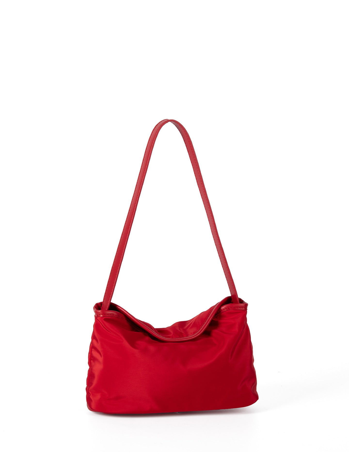 Women's Style Minimalist Solid Color Nylon Material High-grade Fashion Shoulder Bags