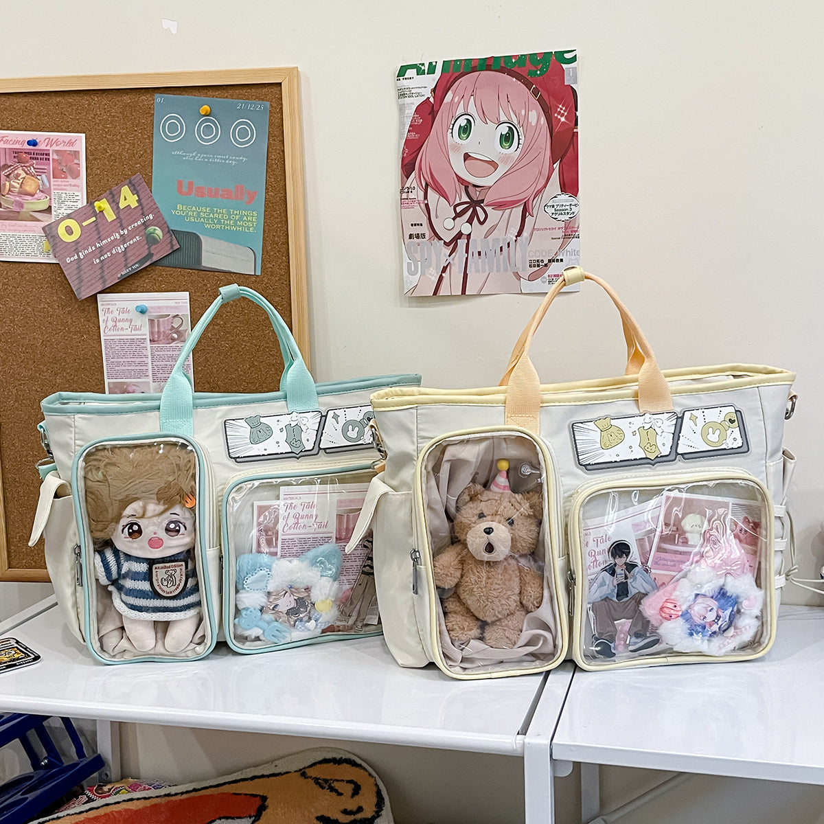 Cute Cartoon Korean Style Junior High Class Large Backpacks
