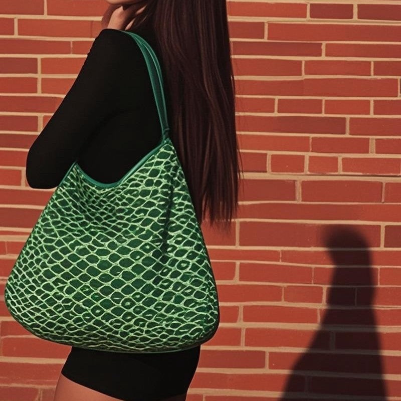 Large Foldable Presbyopic Portable Shopping Capacity Handbags