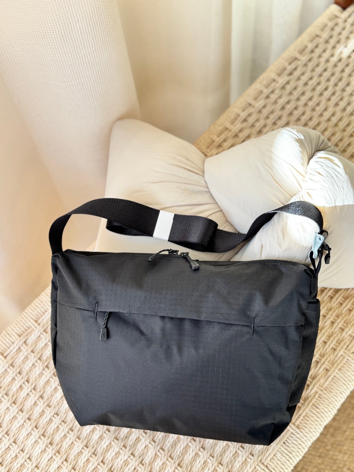 Versatile Pouch Spring Nylon Simple Male Female Women's Messenger Bag
