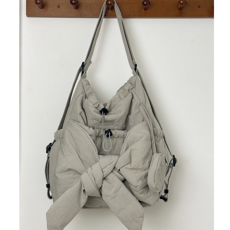 Collapse Korean Style Large Capacity Bow Women's Backpack