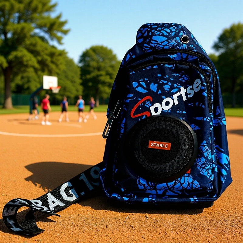 Casual Classic Creative Audio Waterproof Portable Sport Waist Bag, Accessory Bag