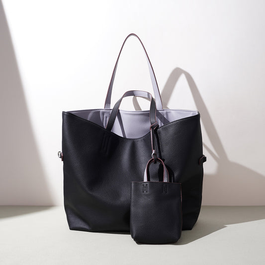 Leather Double-sided Cattlehide Surface Simple Large Bags