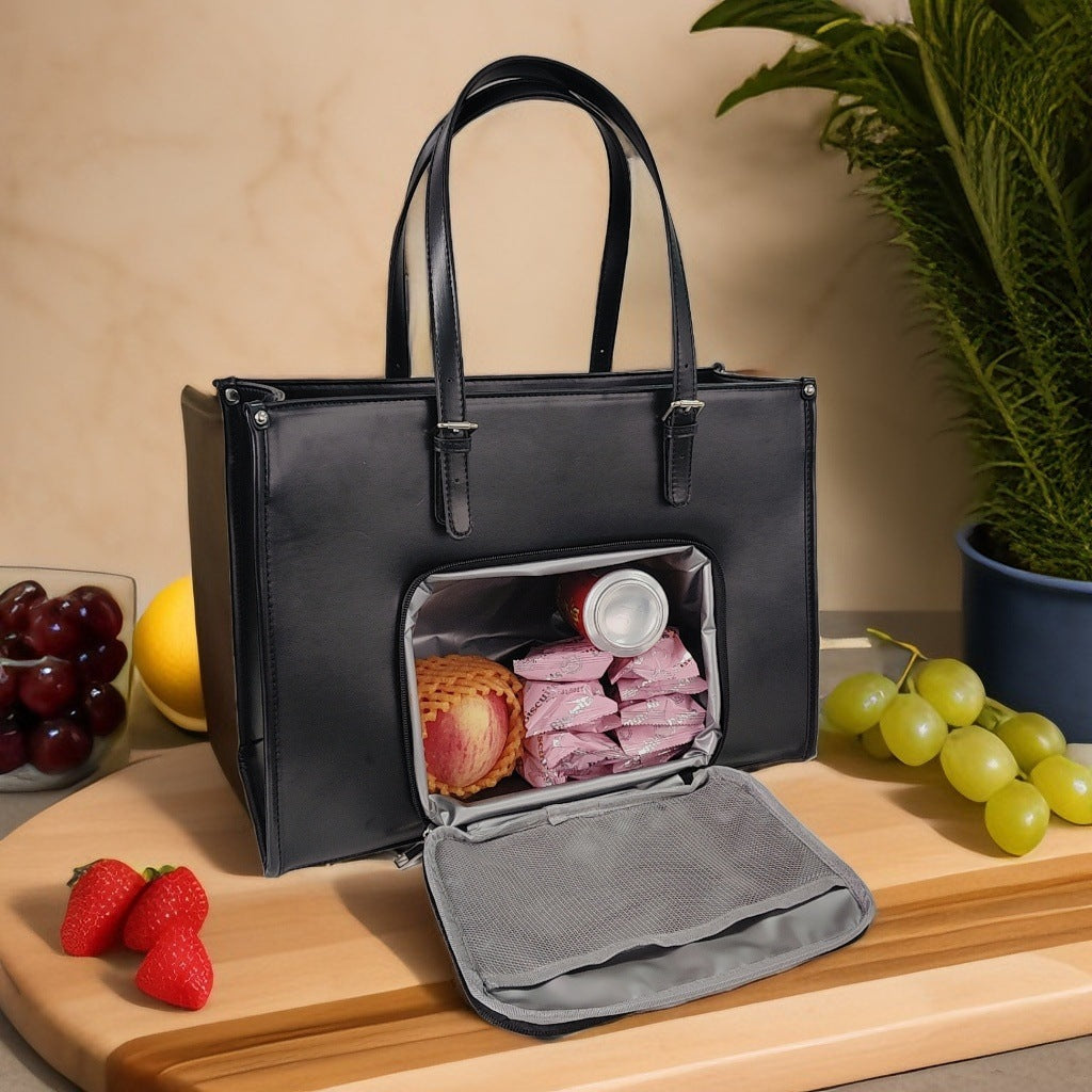 Thermal Insulation Computer Practical Large Capacity Lunch Women's Handbag