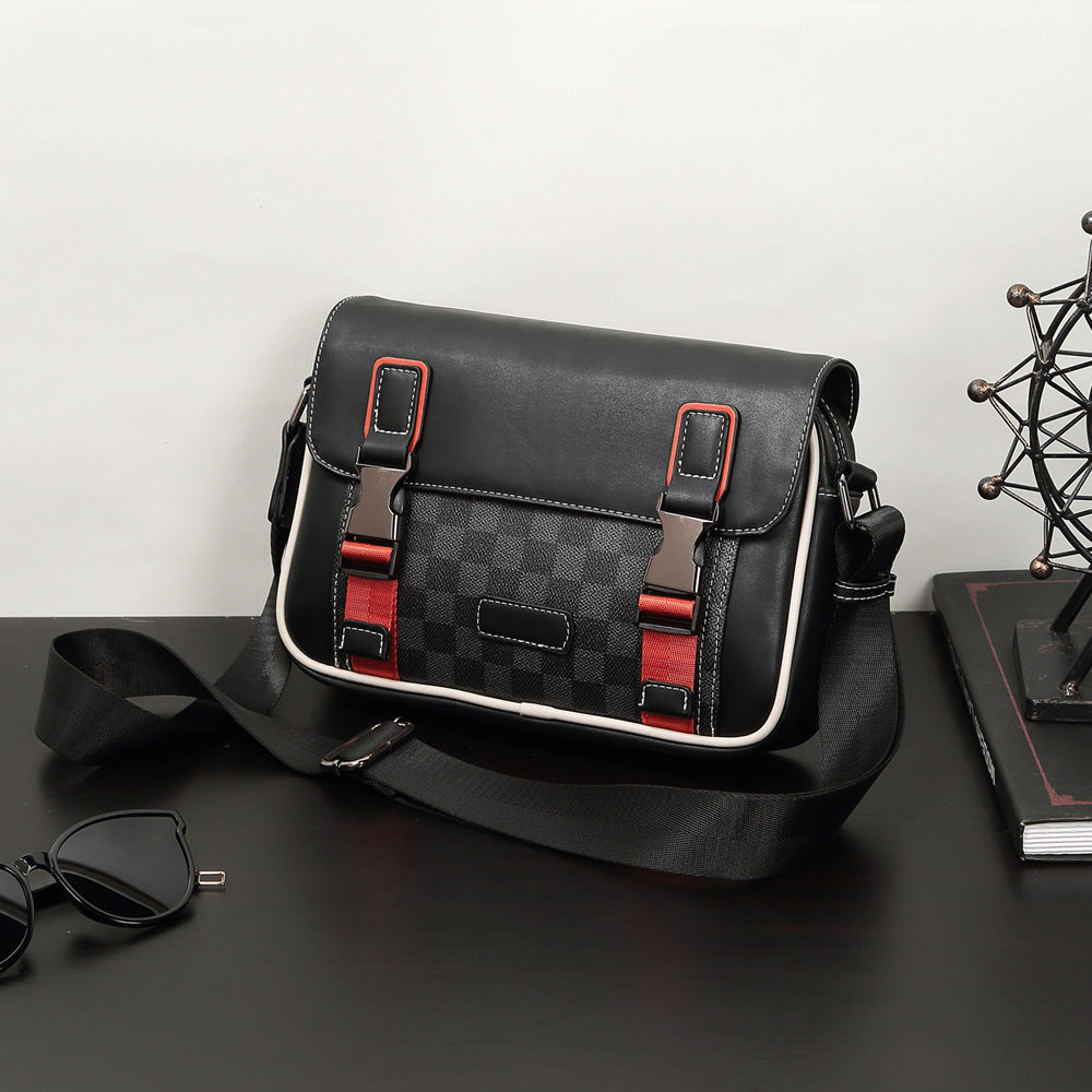 Unique Pretty Men's Horizontal Commuter Business Shoulder Bags