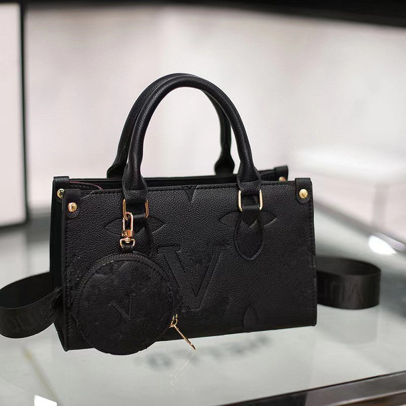 Women's Mini Embossed Large Capacity Portable Oblique Bags