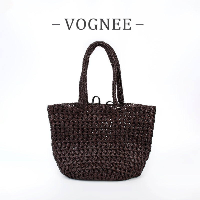 Women's Summer Lafite Straw Hand-woven For Niche Tote Bags