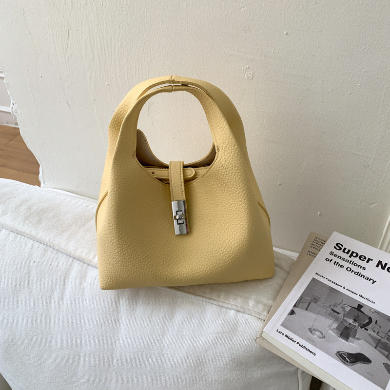 Women's Lychee Pattern For Retro Simple Fashion Bags