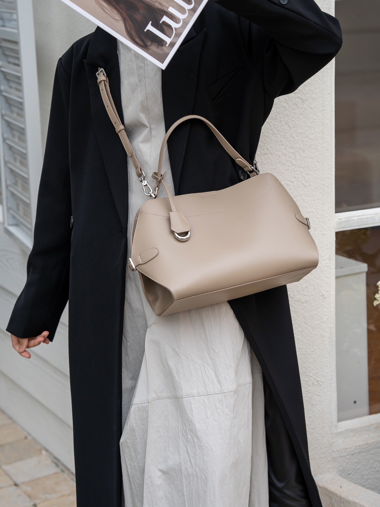 Women's Genuine Leather Niche High-grade Summer Large Capacity Women's Handbag