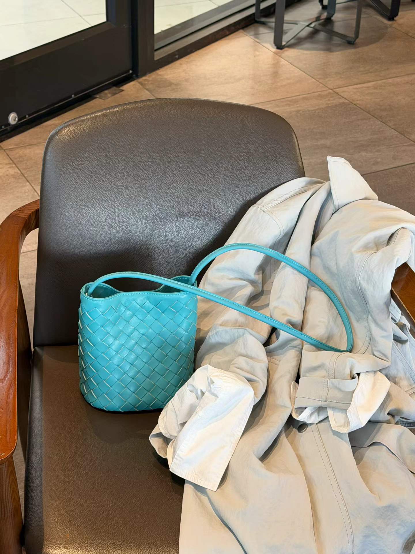 Women's Summer Sheepskin Commuter Woven Niche Women's Shoulder Bag