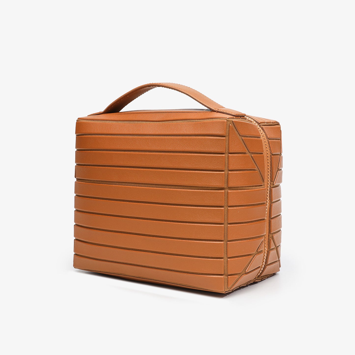 Simple Practical Large Capacity Beautiful Storage Commuter Striped Makeup Bag