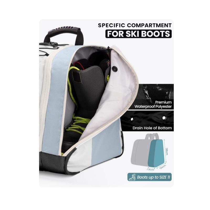 Skiing Boots Ice Skates Large Capacity Sports Backpack