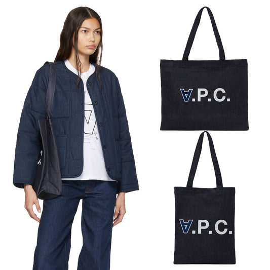Women's & Men's Fashion Cowboy Embroidery Portable Canvas Shopping Tote Bag