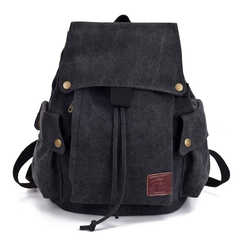 Women's & Men's Korean Style Canvas Retro College Tide Backpacks