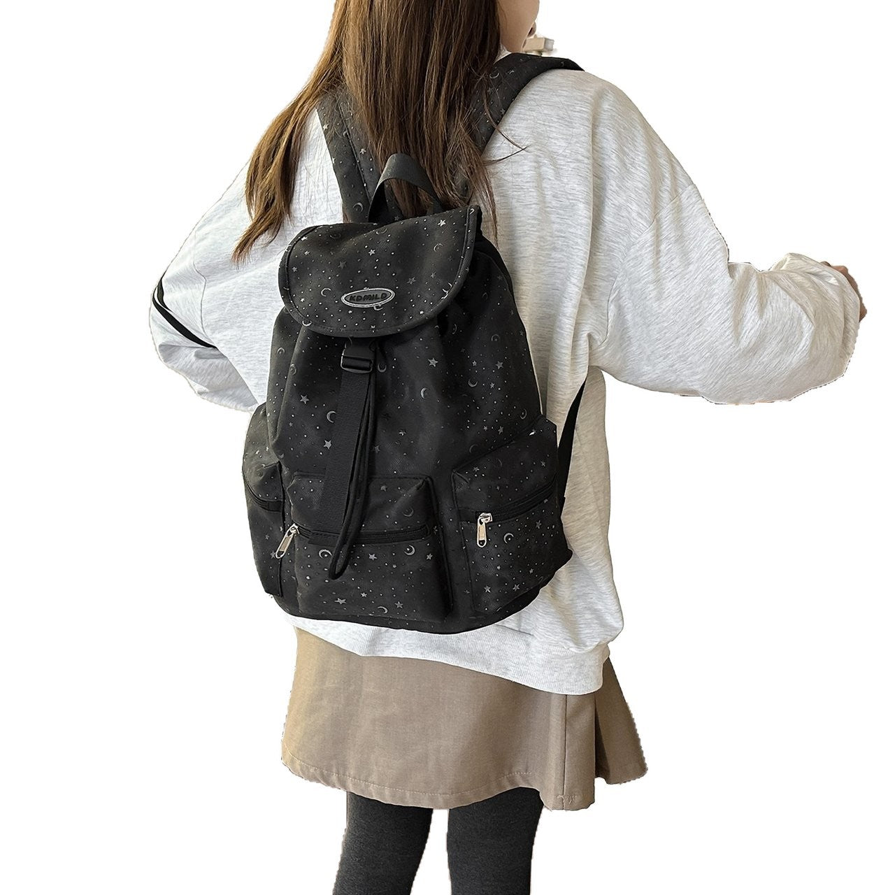 Casual Floral Decorative Learning Large Capacity Leisure Backpack