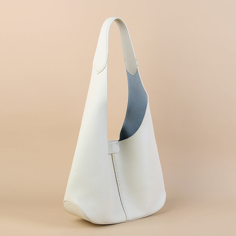Underarm Female Niche Soft Leather Large Capacity Women's Shoulder Bag