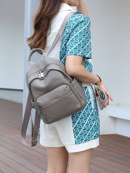 Women's For Commute Minimalist Lightweight Fashion Soft Leather Leisure Moms Bags